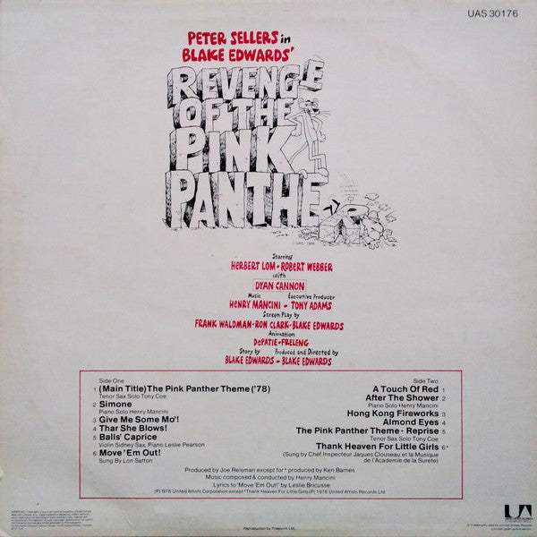 Henry Mancini - Revenge Of The Pink Panther (Original Motion Picture Soundtrack)