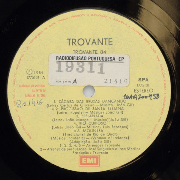 Trovante - 84