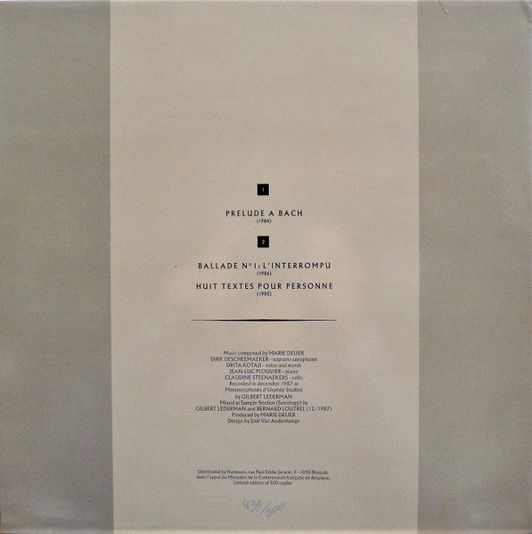 Marie Delier - Music For Little Room