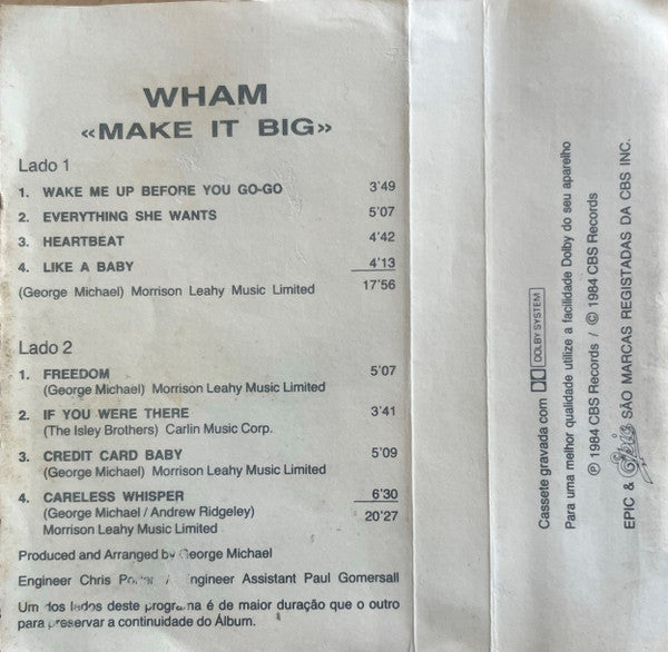 Wham! - Make It Big