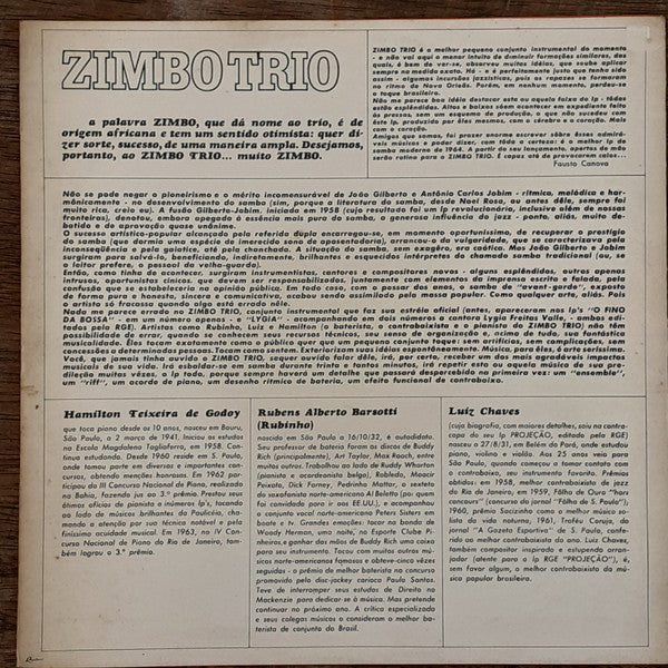 Zimbo Trio - Zimbo Trio