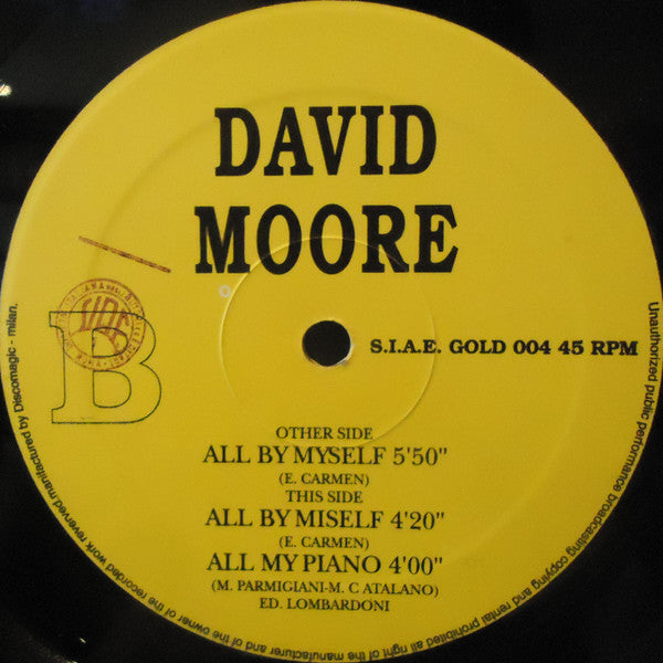 David Moore (10) - All By Myself