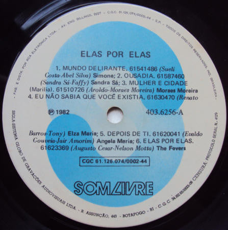 Various - Elas Por Elas (Trilha Nacional Da Novela)