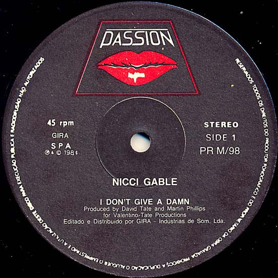 Nicci Gable - I Don't Give A Damn