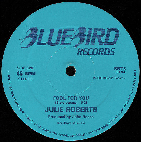 Juliet Roberts - Fool For You c/w It's Been A Long Long Time