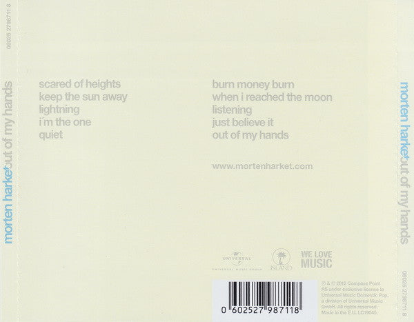 Morten Harket - Out Of My Hands