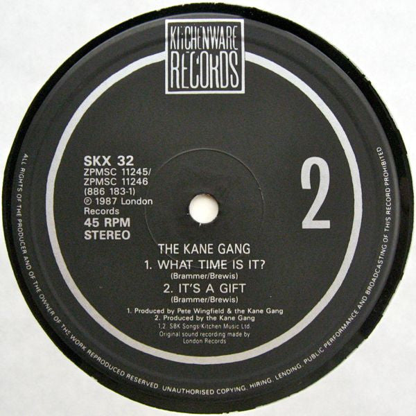 The Kane Gang - What Time Is It?