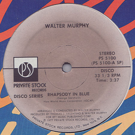 Walter Murphy / Walter Murphy & The Big Apple Band - Rhapsody In Blue / A Fifth Of Beethoven / Midnight Express