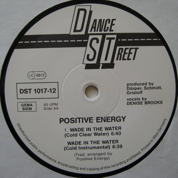 Positive Energy - Wade In The Water
