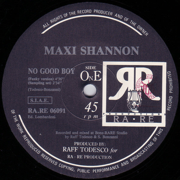 Maxi Shannon - No Good Boy