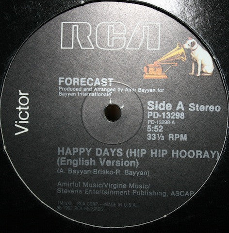 Forecast - Happy Days (Hip Hip Hooray)