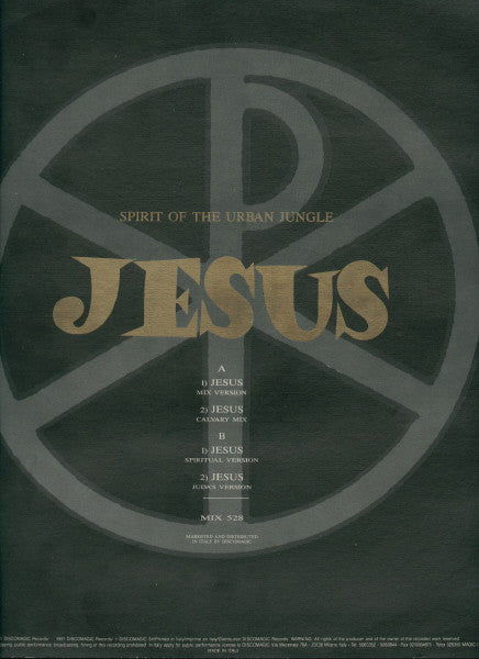 Spirit Of The Urban Jungle - Jesus