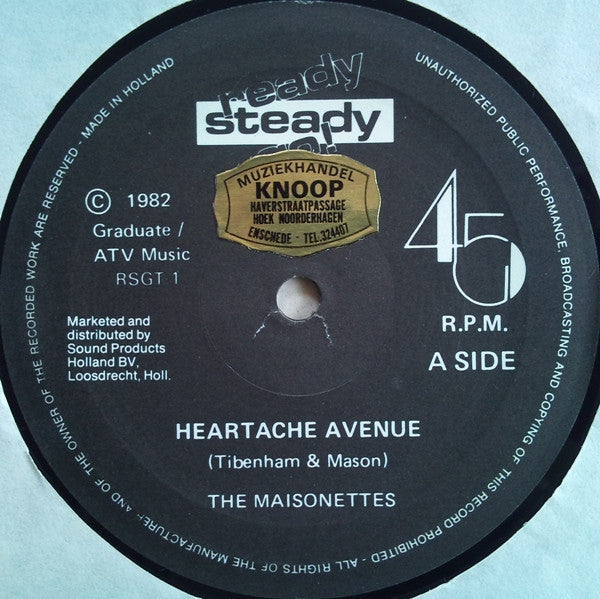 The Maisonettes - Heartache Avenue (Extended 12" Version)