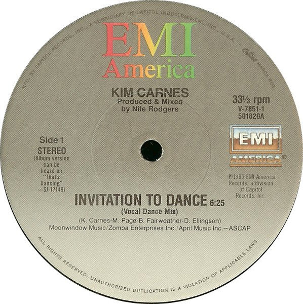 Kim Carnes - Invitation To Dance