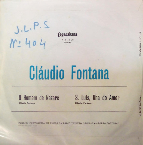 Claudio Fontana (2) - O Homem De Nazaré