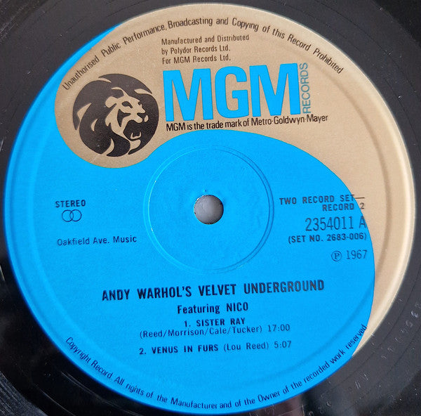 The Velvet Underground - Andy Warhol's Velvet Underground Featuring Nico