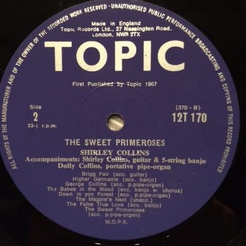 Shirley Collins - The Sweet Primeroses