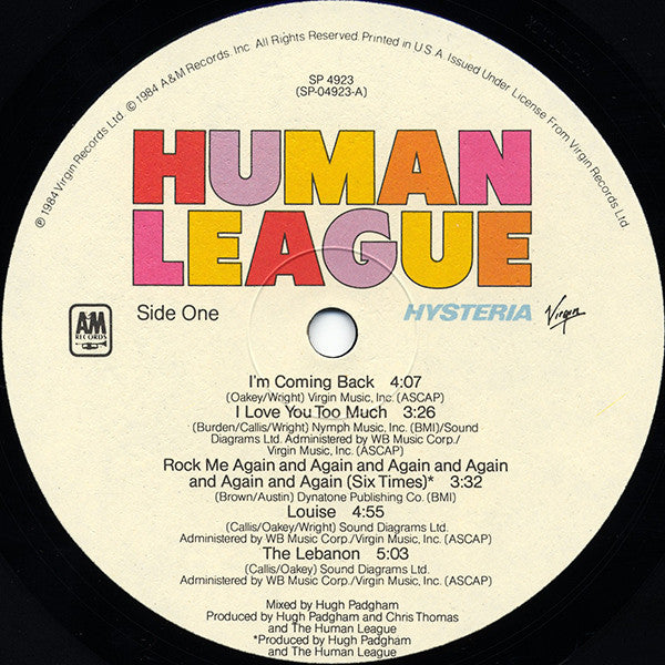 The Human League - Hysteria