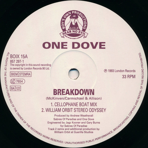 One Dove - Breakdown