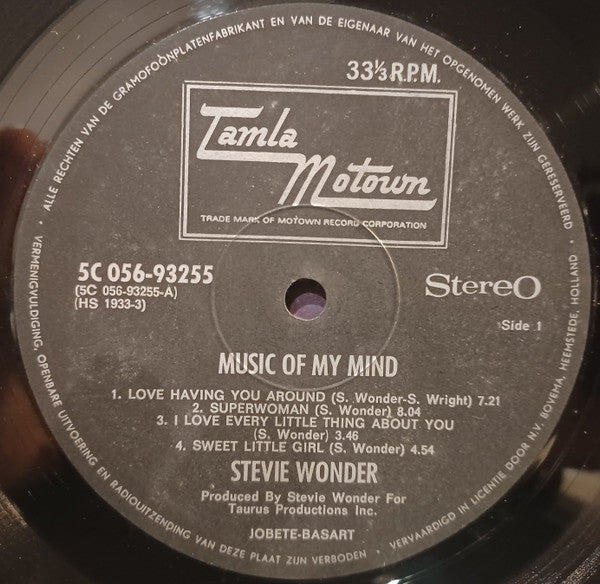 Stevie Wonder - Music Of My Mind