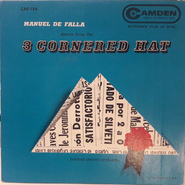 Manuel De Falla - Festival Concert Orchestra - Dances From The 3 Cornered Hat