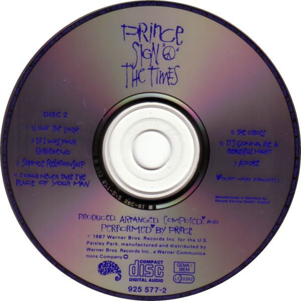 Prince - Sign "O" The Times