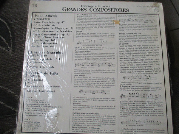 Isaac Albéniz, Enrique Granados, Manuel De Falla, Narciso Yepes, Radio-Symphonie-Orchester Berlin, Lorin Maazel - Asturias ● Rumores De La Caleta ● Torre Bermeja ● Malagueña / Danza Española N.º 4 / O Tricórnio, Danças