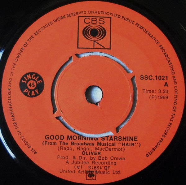 Oliver (6) - Good Morning Starshine / Can't You See