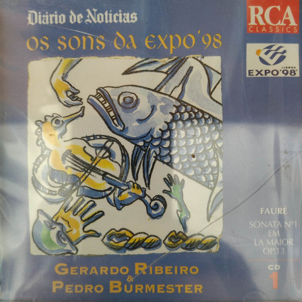 Gabriel Fauré / Franz Schubert / Johannes Brahms - Gerardo Ribeiro & Pedro Burmester - Sonata Nº1 Em Lá Maior Op.13