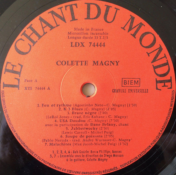 Colette Magny - Feu Et Rythme
