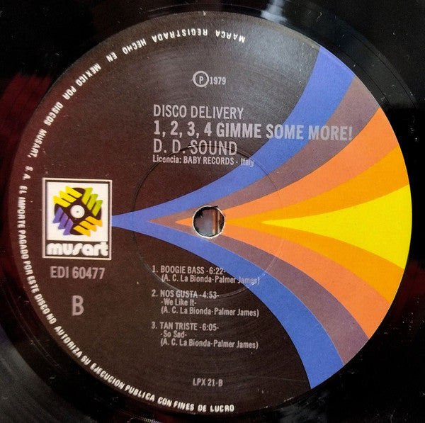 D.D. Sound - Disco Delivery 1-2-3-4… Gimme Some More!