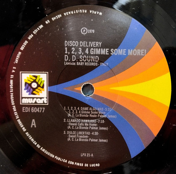 D.D. Sound - Disco Delivery 1-2-3-4… Gimme Some More!