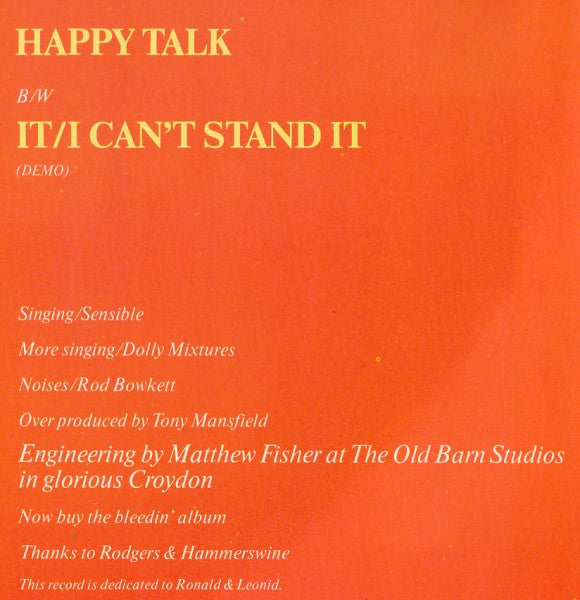 Captain Sensible - Happy Talk