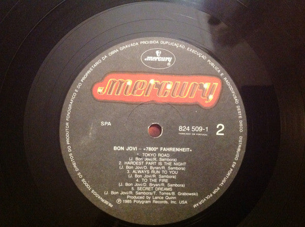 Bon Jovi - 7800° Fahrenheit