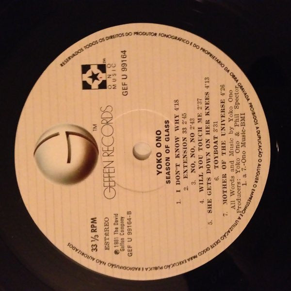 Yoko Ono - Season Of Glass