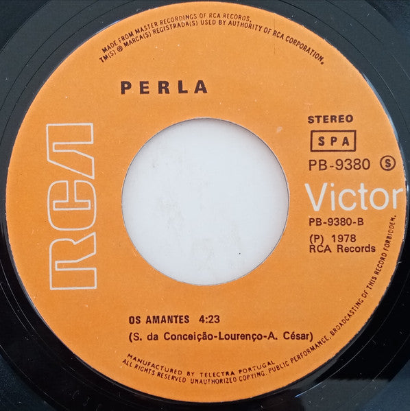 Perla (4) - Cara De Gitana (Amor De Cigana) / Os Amantes