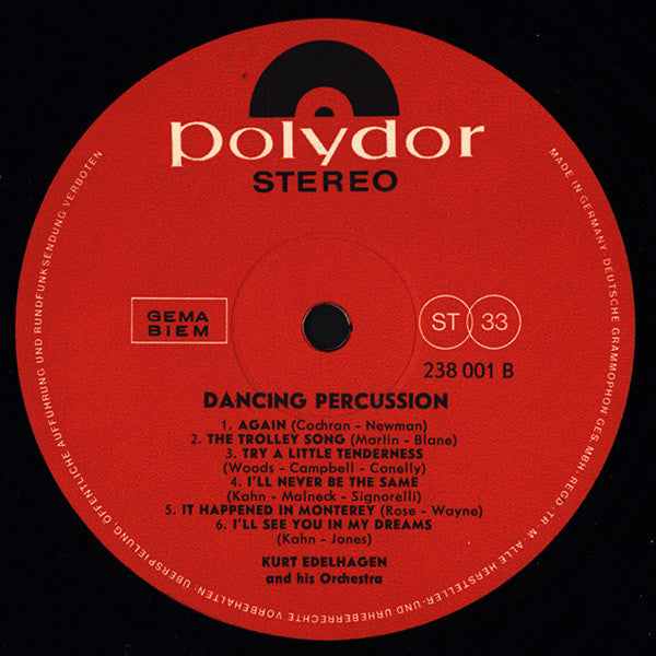 Orchester Kurt Edelhagen - Dancing Percussion