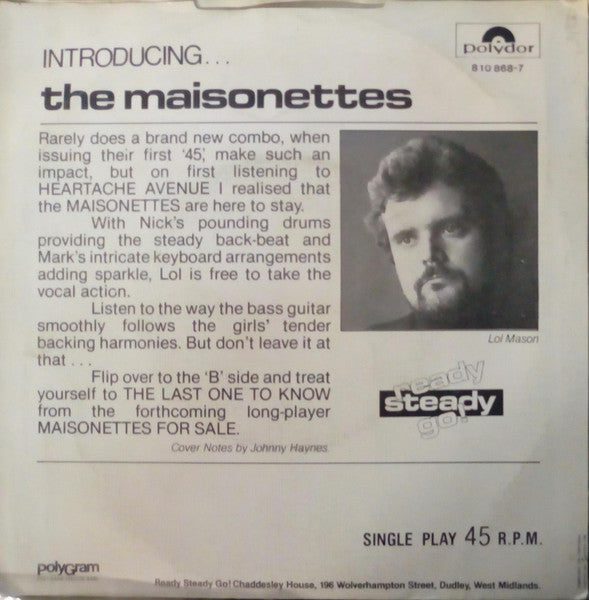 The Maisonettes - Heartache Avenue