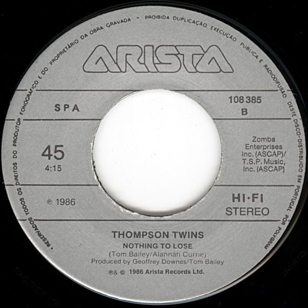 Thompson Twins - Nothing In Common