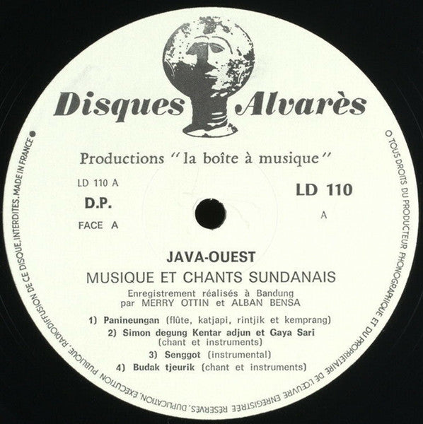 Various - Java - Pays Sounda - Musique Et Chants Traditionnels