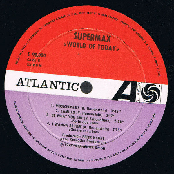 Supermax - World Of Today