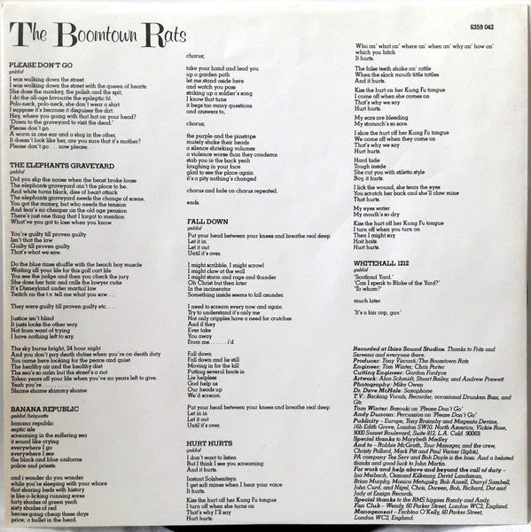 The Boomtown Rats - Mondo Bongo