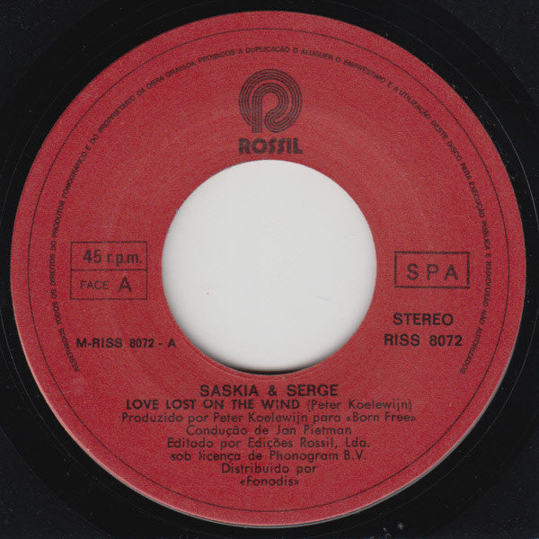 Saskia & Serge - Love Lost On The Wind / What You Do To Me