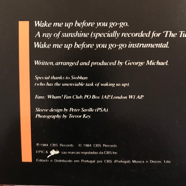 Wham! - Wake Me Up Before You Go-Go