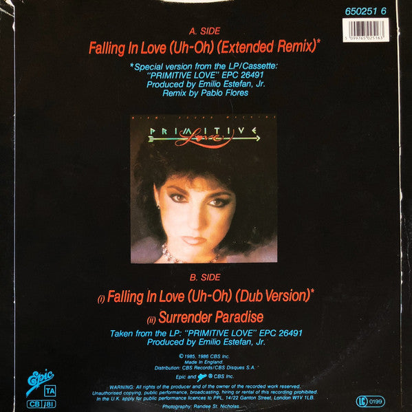 Miami Sound Machine - Falling In Love (Uh-Oh)