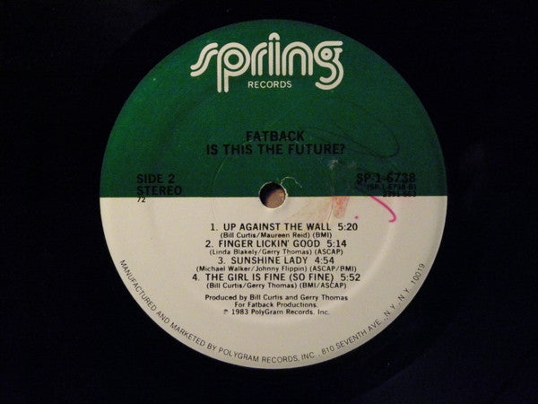 The Fatback Band - Is This The Future?