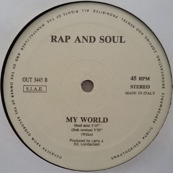 Rap And Soul - My World