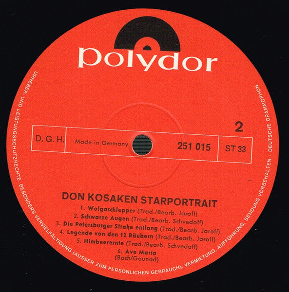 Don Kosaken Chor Serge Jaroff - Starportrait - Don Kosaken Chor Serge Jaroff