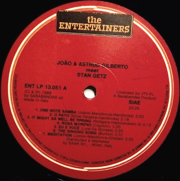 João Gilberto & Astrud Gilberto Meet Stan Getz - João & Astrud Gilberto Meet Stan Getz