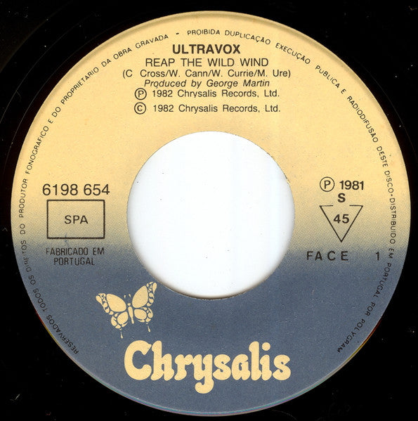 Ultravox - Reap The Wild Wind